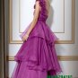 Purple One Shoulder Evening Dresses Prom Party Formal Gowns Ball Gowns J23