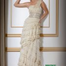 One Shoulder Long Evening Dresses Prom Party Formal Gowns J25