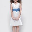 Custom made flower girl dress W003