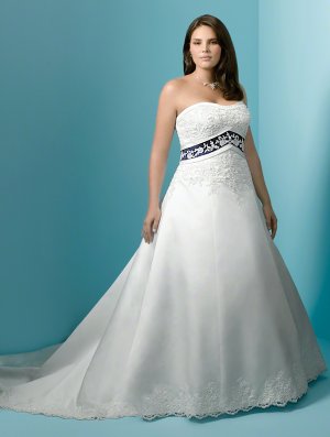 Plus Size Elegant Wedding Dresses Bridal Gown A03