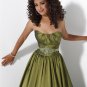 A-Line Strapless Long Evening Dresses Prom Formal Gowns MS07