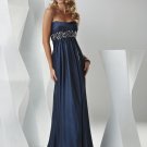Empire Strapless Long Evening Dresses Prom Formal Gowns MS08