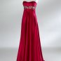 Empire Strapless Long Evening Dresses Prom Formal Gowns MS08