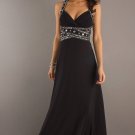 Elegant Plus Size A-line Long Black Evening Dresses Prom Party Formal Bridal Gowns P16