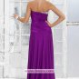 Sheath/Column Purple Strapless Long Evening Dresses Prom Party Formal Bridal Gowns&Acirc;&nbsp;P019