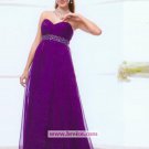 A-Line Empire Sweetheart Floor-length Evening Dresses Prom Party Formal Bridal Gowns P023