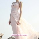 Elegant A-line Chiffon Floor-length Evening Dresses Prom Party Formal Bridal Gowns P037