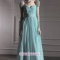 Elegant A-line Cap Straps Chiffon Floor-length Evening Dresses Prom Party Formal Bridal Gowns&Acirc;&nbsp;P039