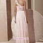 Elegant A-line Chiffon Floor-length Evening Dresses Prom Party Formal Bridal Gowns P041