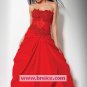 Sexy A-line Strapless Red Long Evening Dresses Prom Party Formal Bridal Gowns&Acirc;&nbsp;P046