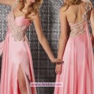 Sexy Sheath/Column One Shoulder Long Evening Dresses Prom Party Formal Bridal Gowns P051