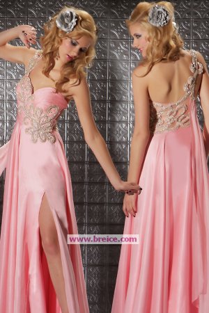 Sexy Sheath/Column One Shoulder Long Evening Dresses Prom Party Formal Bridal Gowns&Acirc;&nbsp;P051