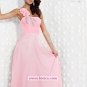 Elegant A-line One Shoulder Long Pink Evening Dresses Prom Party Formal Bridal Gowns P052