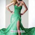 Sheath/Column Sweetheart Long Evening Dresses Prom Party Formal Bridal Gowns P056