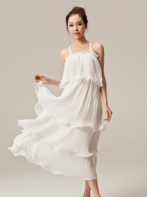 Lovely A-line White Evening Dresses Prom Party Formal Bridal Gowns&Acirc;&nbsp;T06B