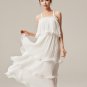 Lovely A-line White Evening Dresses Prom Party Formal Bridal Gowns T06B