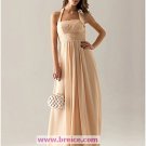 Empire Halter Floor-length Chiffon Bridesmaid Dress Evening Prom Party Formal Dress L01