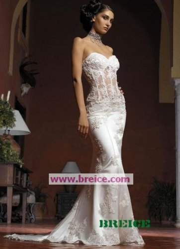 Sexy White Long Evening Dresses Prom Formal Gowns 18