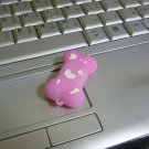 4GB CUTE PINK BONE Flash Memory Stick Thumb Drive