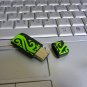 4GB COOL TRIBAL GREEN Flash Memory Stick Thumb Drive