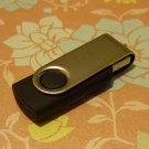 4GB COOL BLACK SWIVEL Flash Memory Stick Thumb Drive