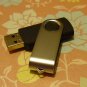 4GB COOL BLACK SWIVEL Flash Memory Stick Thumb Drive