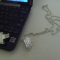 4GB SILVER HEART Flash Memory Stick Thumb Drive