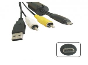Nikon 4100 4200 4600 4800 USB AV Cable