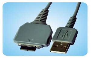 Sony DSC-T2/B DSC-T3 DSC-T5 DSC-T9 DSC-T10 DSC-T11 DSC-T20 DSC-T20/B DSC-W130/P USB Cable grey