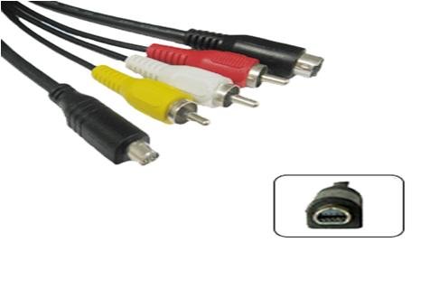 Sony vmc-15fs AV camera Cable DCR-DVD605E DCR-DVD602E DCR-DVD505 DCR-DVD405 DCR-DVD403