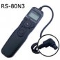 Timer Remote RS-80N3 for Canon EOS 1Ds Mark III 5D 5D Mark II 7D 10D 20D 30D 40D 50D D30 D60