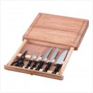 CUTTING BOARD KNIFE SET