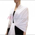 Silky Soft Solid Pashmina <br>White