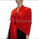 Silky Soft Solid Pashmina <br>Red