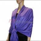 Silky Soft Solid Pashmina <br>Purple