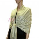 Silky Soft Solid Pashmina <br>Light Olive