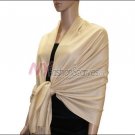 Silky Soft Solid Pashmina <br>Tan