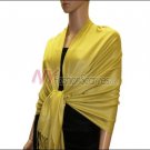 Silky Soft Solid Pashmina <br>Golden Rod