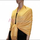 Silky Soft Solid Pashmina <br>Golden Yellow