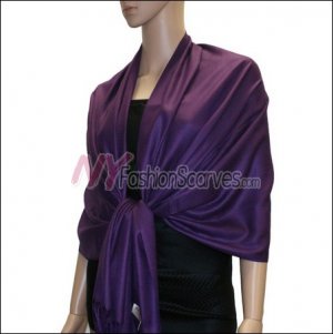 Silky Soft Solid Pashmina <br>Indigo