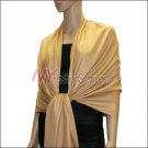 Silky Soft Solid Pashmina <br>Light Brown
