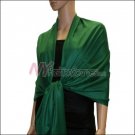 Silky Soft Solid Pashmina <br>Forest Green