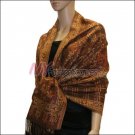 Paisley Grid Shawl <br>#NY052-03