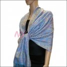 Paisley Grid Shawl <br>#NY052-09