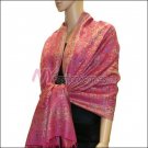 Paisley Grid Shawl <br>#NY052-16