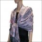 Leaf Jacquard Pashmina Scarf <br>Pink