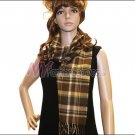 Plaid Cashmere Feel Scarf <br>NY42-02