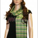 Checker Cashmere Feel  Scarf <br>NY38-03
