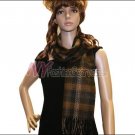 Checker Cashmere Feel  Scarf <br>NY41-01