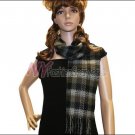 Checker Cashmere Feel  Scarf <br>NY41-04